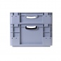 Kunststoffbox, stapelbar, Außenmaß 600 x 400 x 420 mm, 80 Liter, 